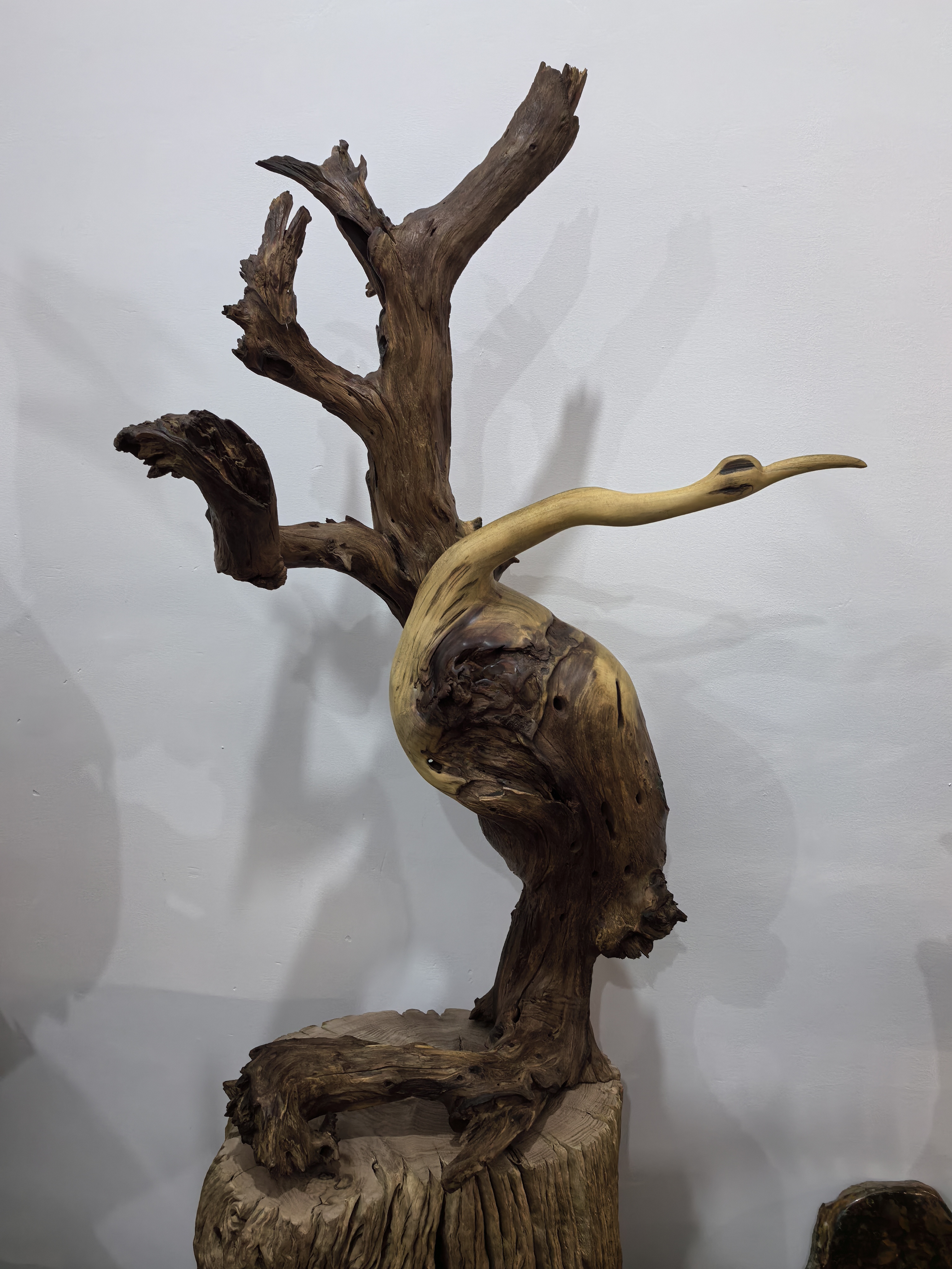 自然风化铁梨木天然摆件小众个性摆件装饰工艺品