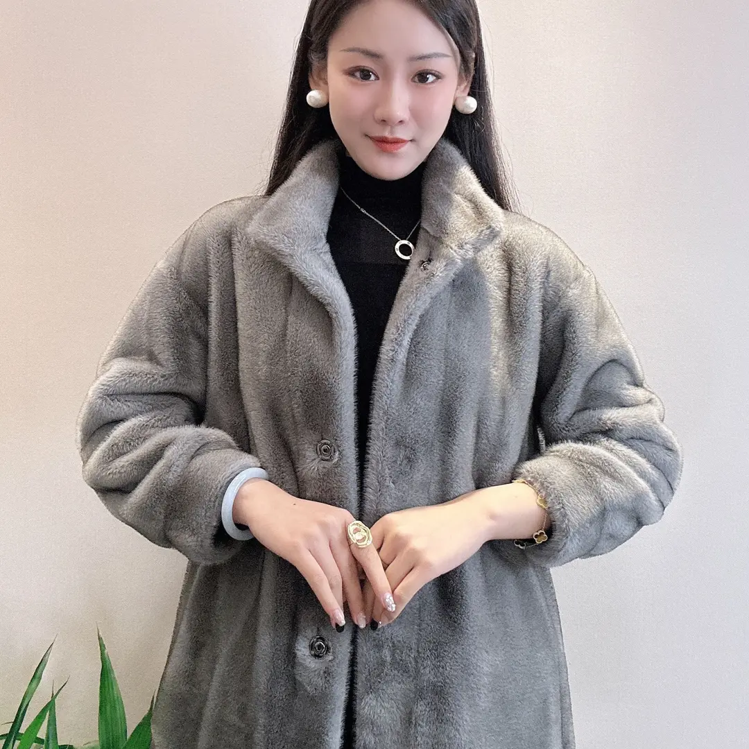 冬季新款保暖外套季新款气质长款外套冬季女装百搭休闲中长款秋冬