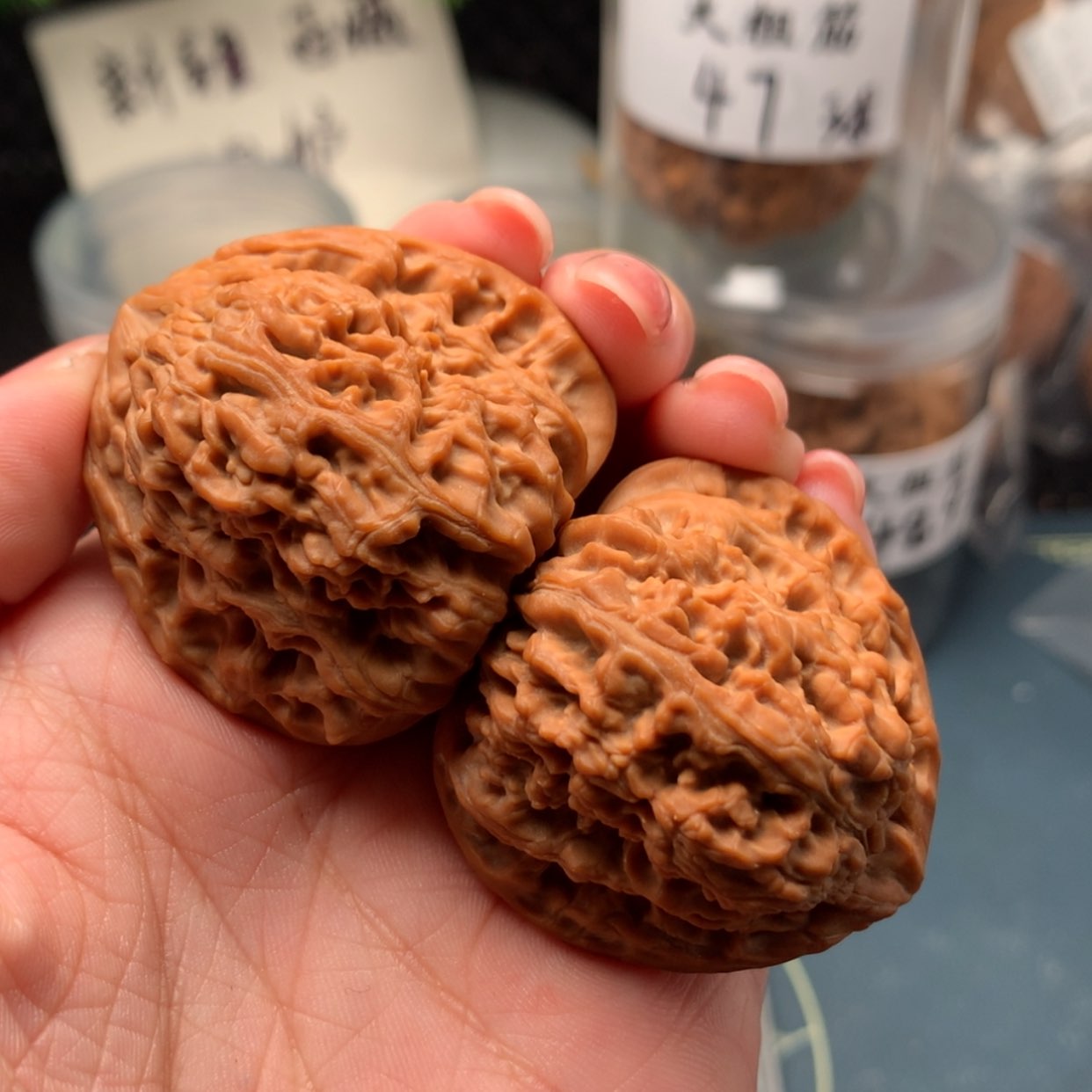 【闪购商品】文玩核桃吊坠大***741.7-5691-6