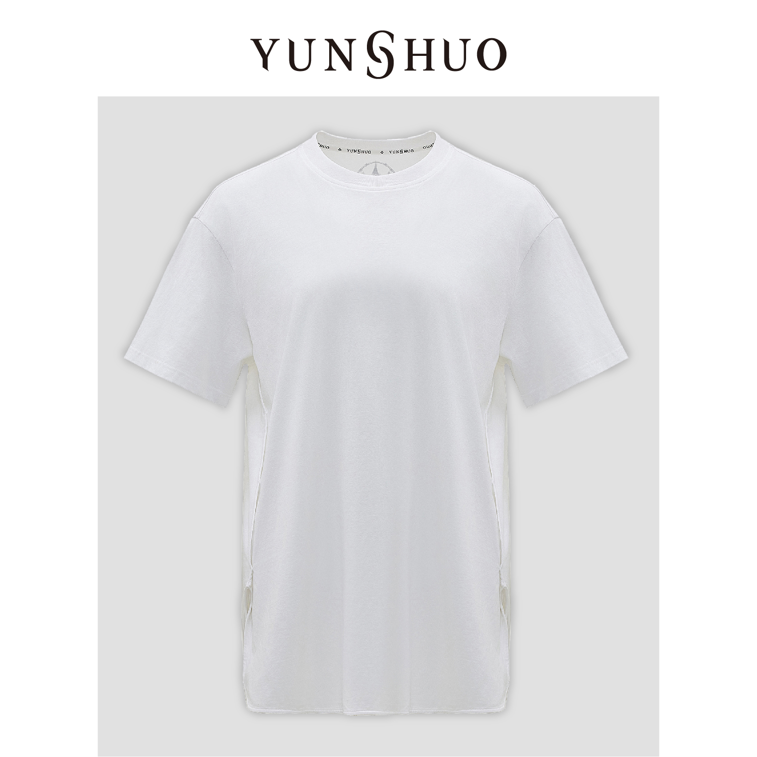 YUNSHUO允硕2024夏季新款时尚百搭休闲显瘦T恤短袖325314