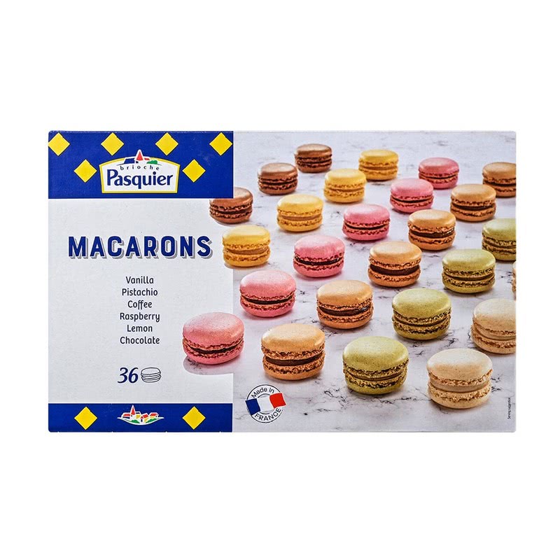 BRIOCHE PASOUIER 法国-冷冻马卡龙(糕点)468克(36件)