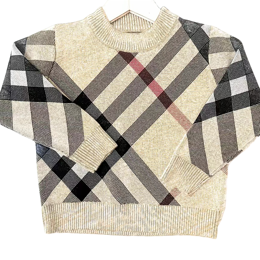 003春秋新款儿童套头针织衫中性款