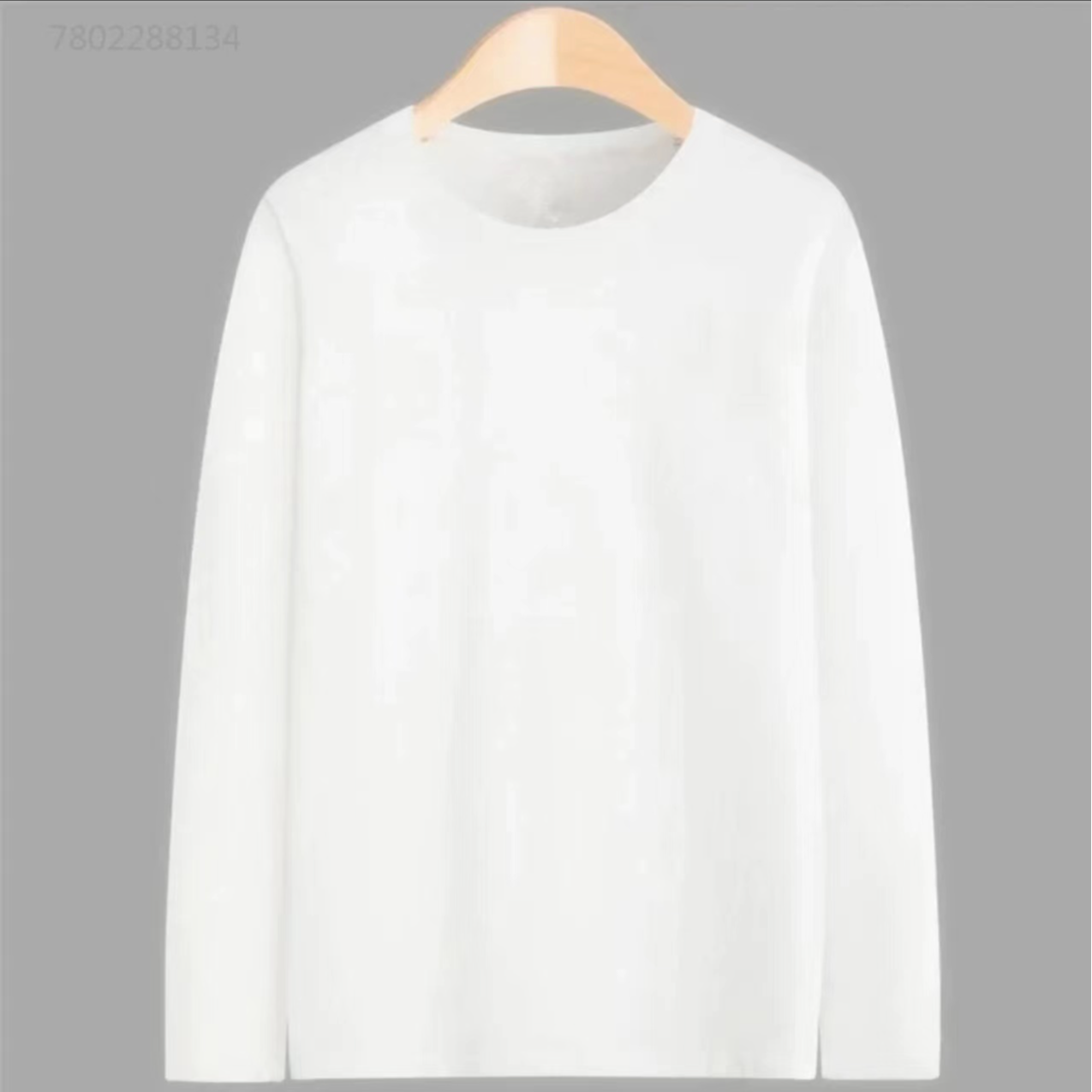 男士休闲百搭纯色宽松保暖T恤