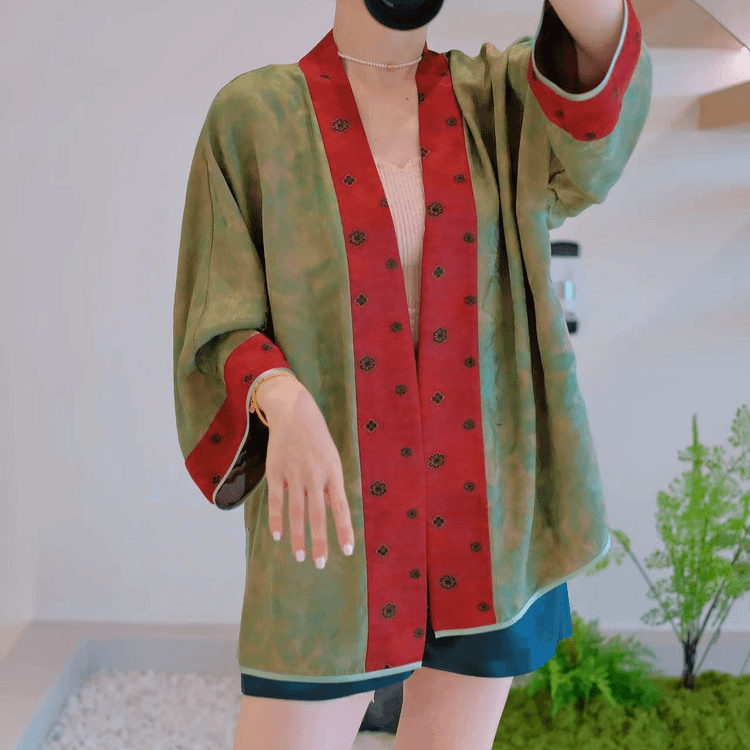 3719香云纱 上衣外套