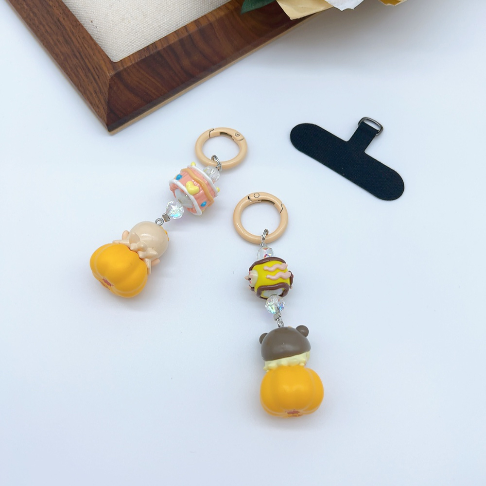 02117 萌娃多用挂件一个，两款，带贴片，长度7cm左右