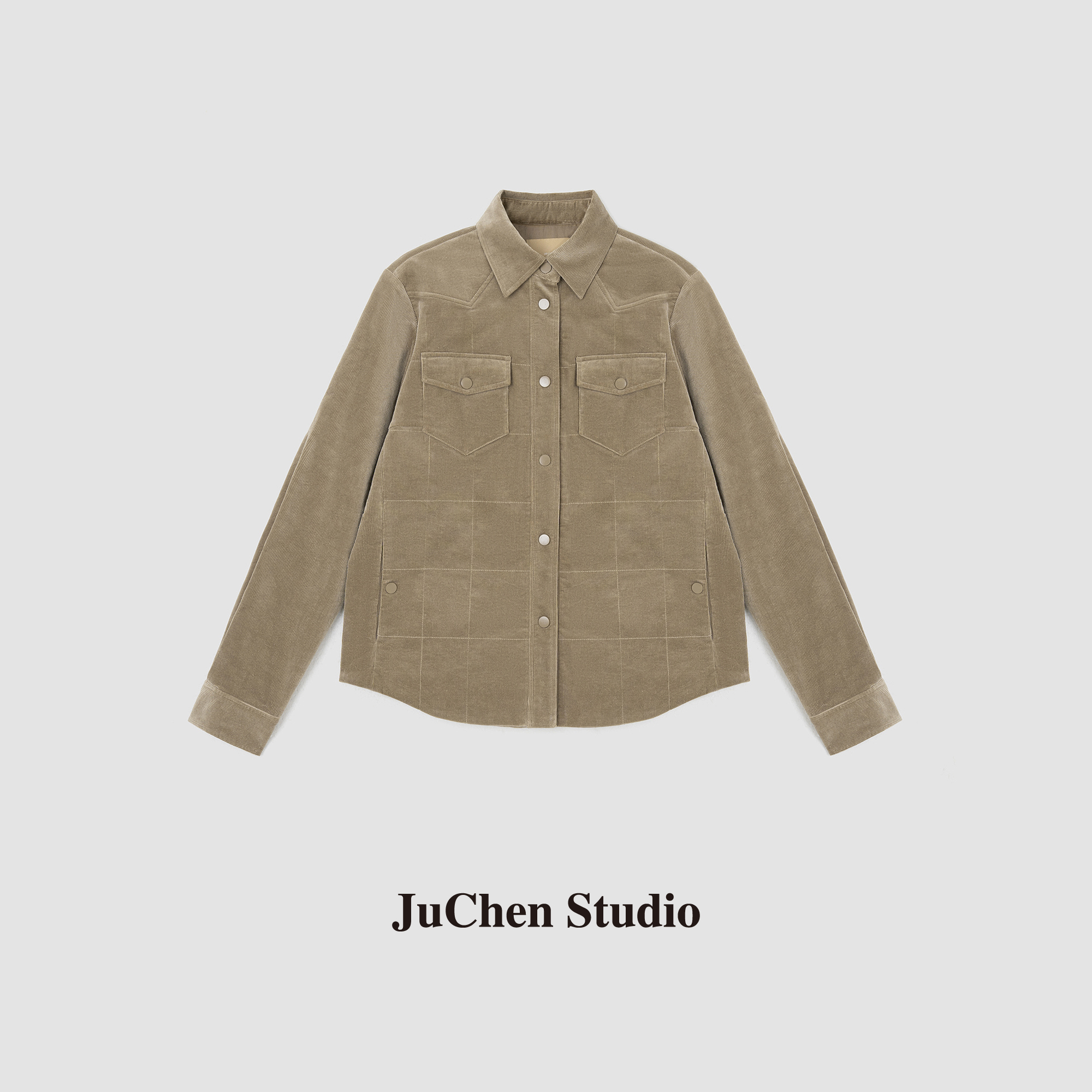 小狗系列工秋冬细条绒轻盈保暖棉服外套 FW072856