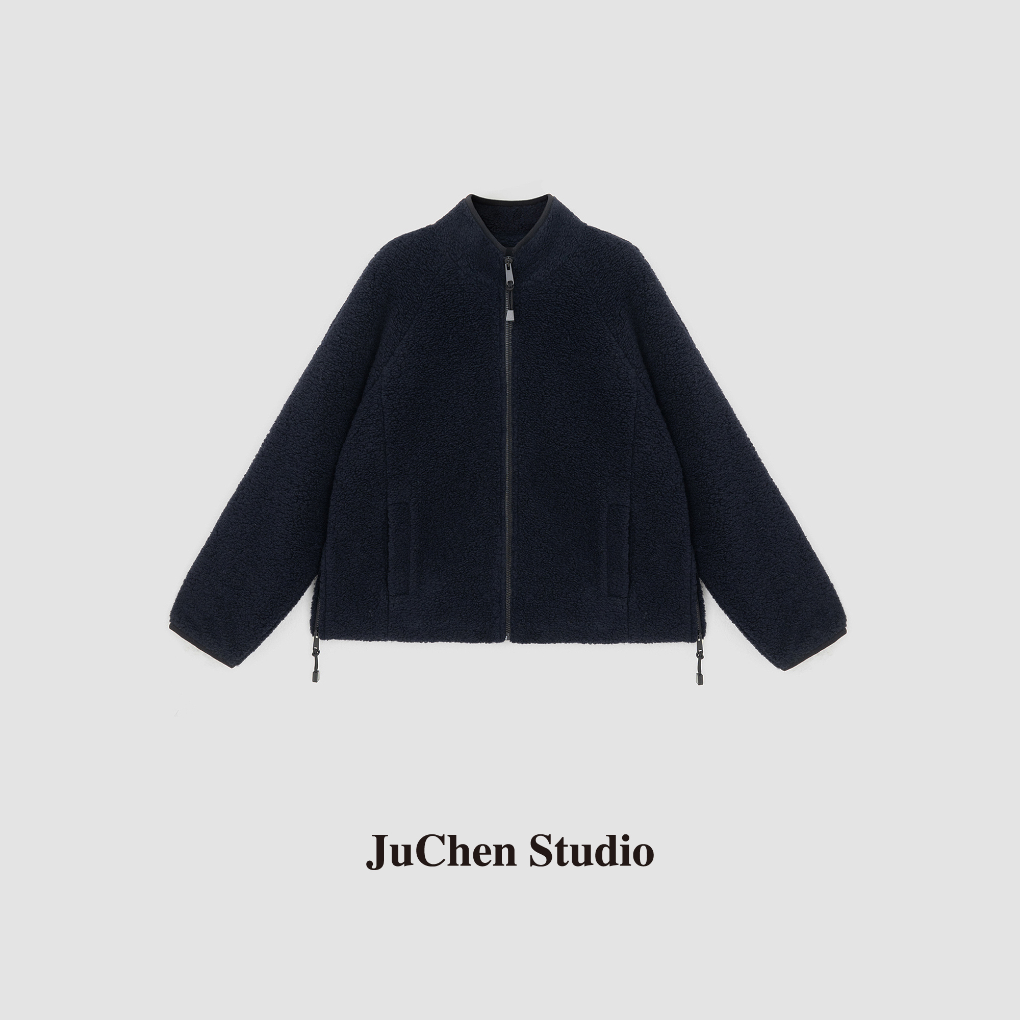 “小羊肖恩”冬季快速出门软糯羊毛麦穗绒护脖领保暖棉服FW103166