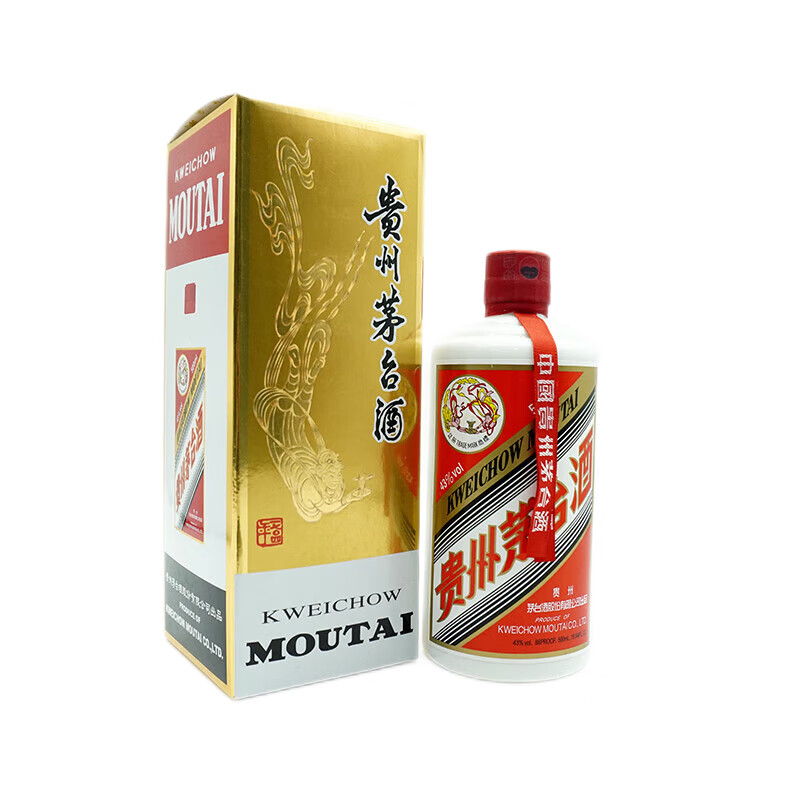 MOUTAI/茅台2005年~2010年飞天五星随机发货白酒酱香型43度500ml