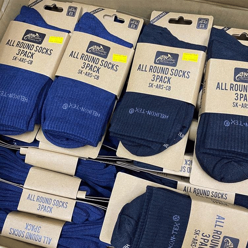 HELIKON赫利肯袜子男三双装中筒袜防臭吸汗组合装春秋冬男士长袜