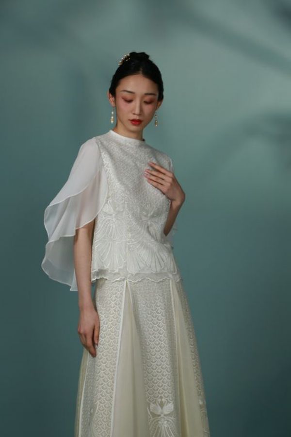 JIXIANGYIJIA/吉祥衣家琨玉秋霜 上衣 +暮成雪 半裙