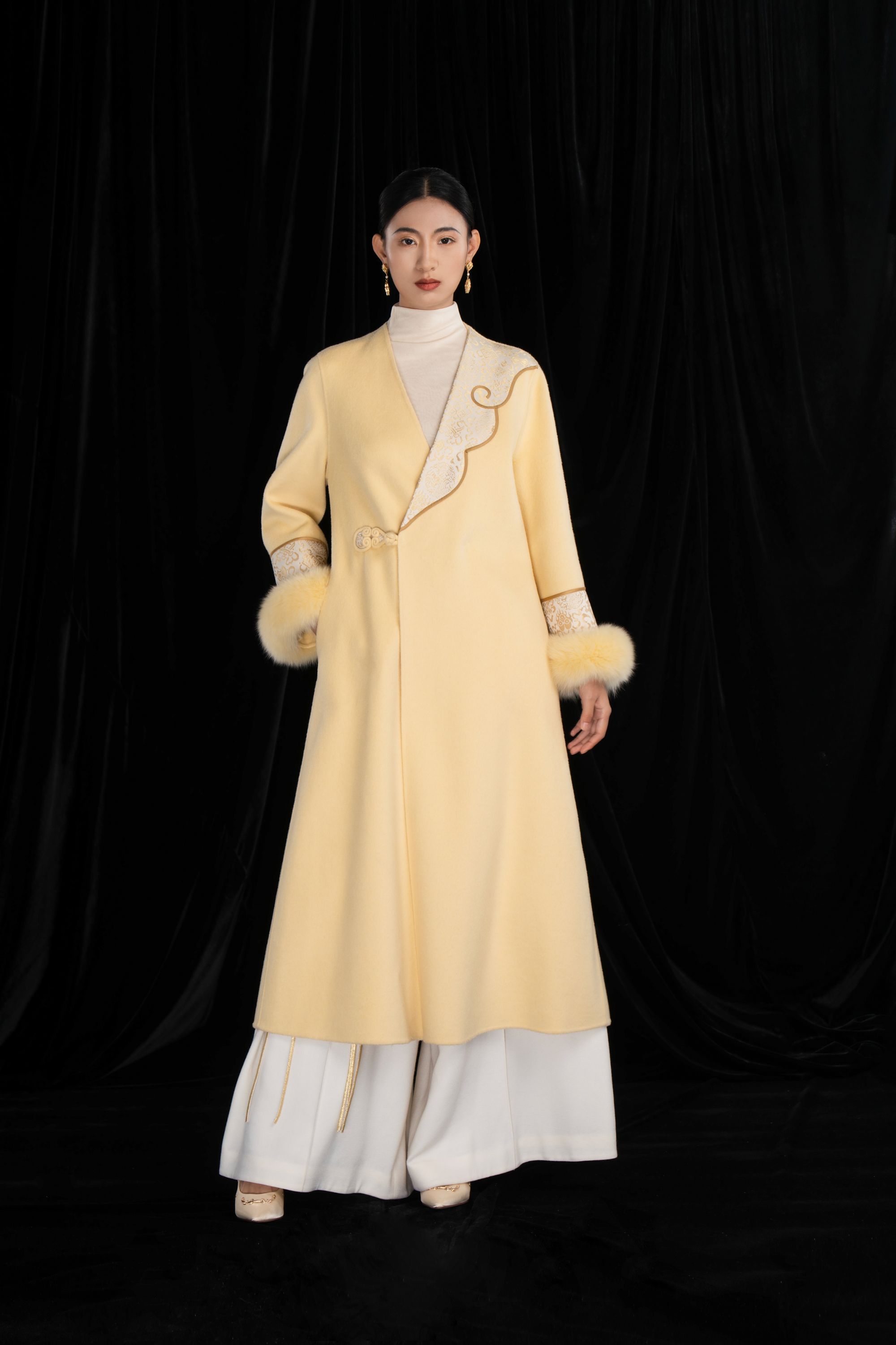 JIXIANGYIJIA/吉祥衣家复古中式加厚冬款 羌芳华(外套)943247177