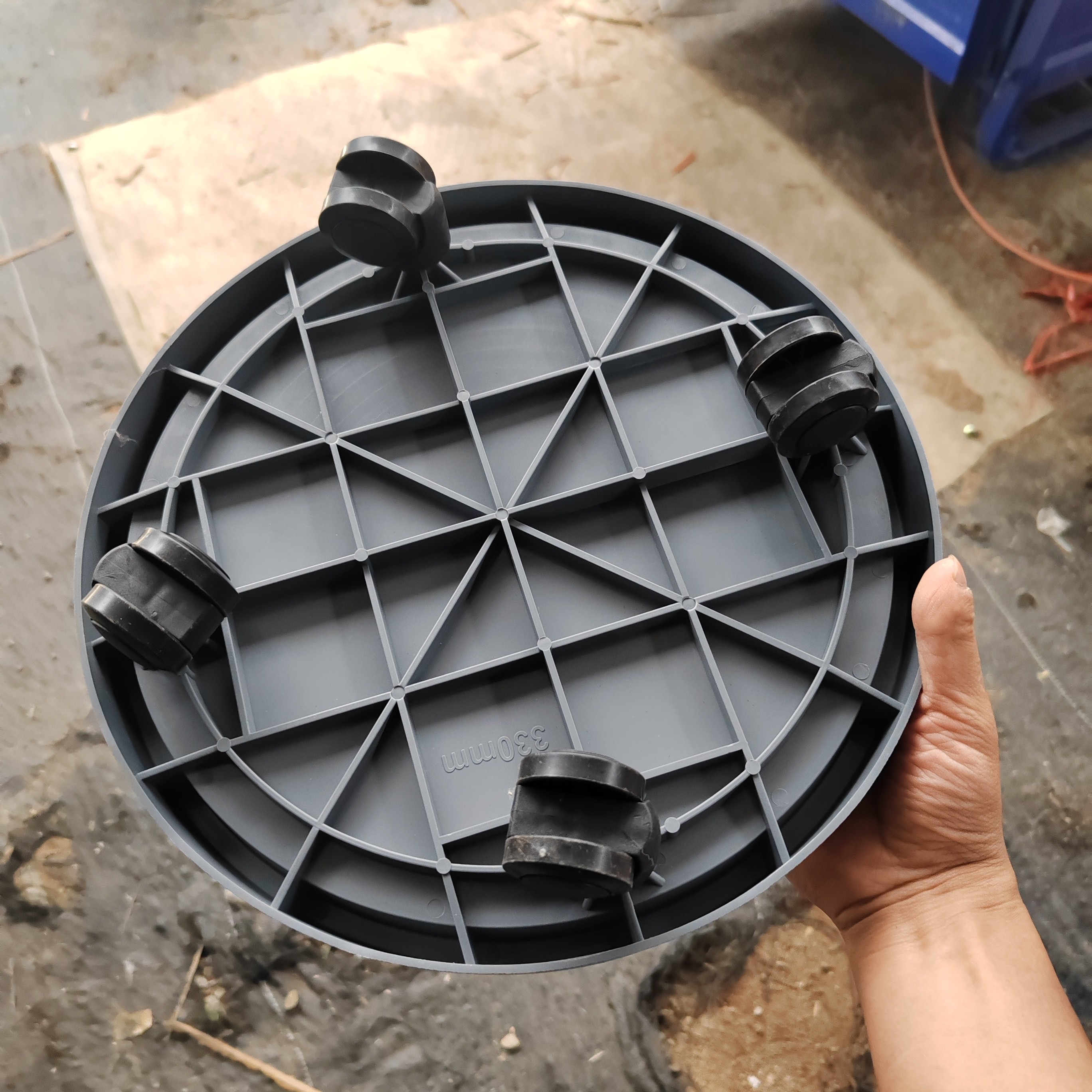 滑轮底拖，内径29CM（盆底直径不超28CM）步步高发财树常规款适应