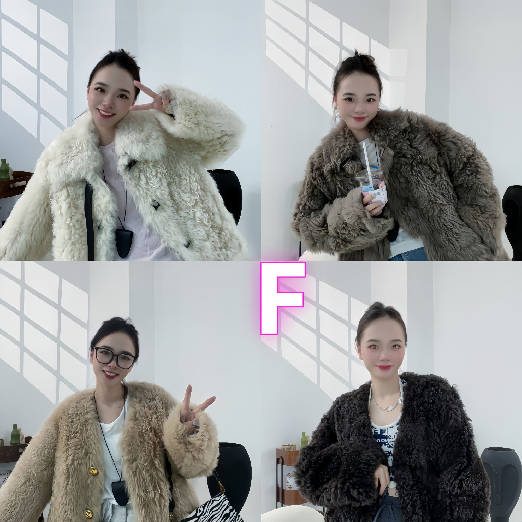 F综合链接时尚女士保暖秋冬厚外套合集F