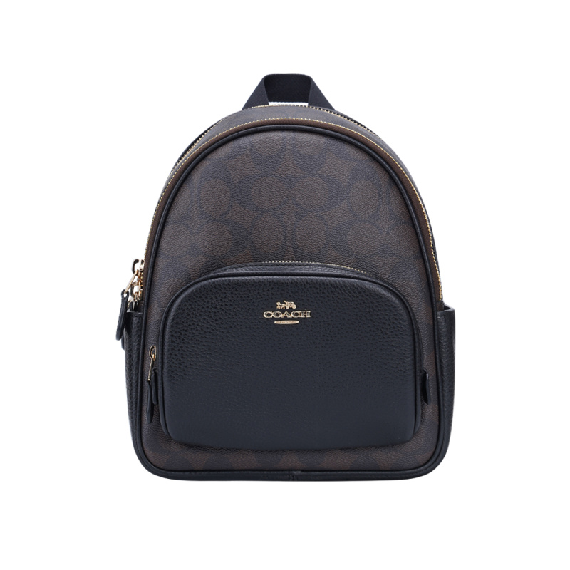 COACH/蔻驰 女士拼色经典印花休闲双肩包 C8604IMAA8