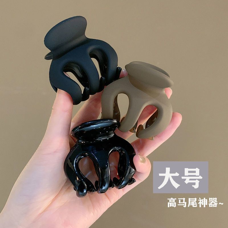 网红爆款高马尾固定神器隐形显高侧边鲨鱼夹发卡