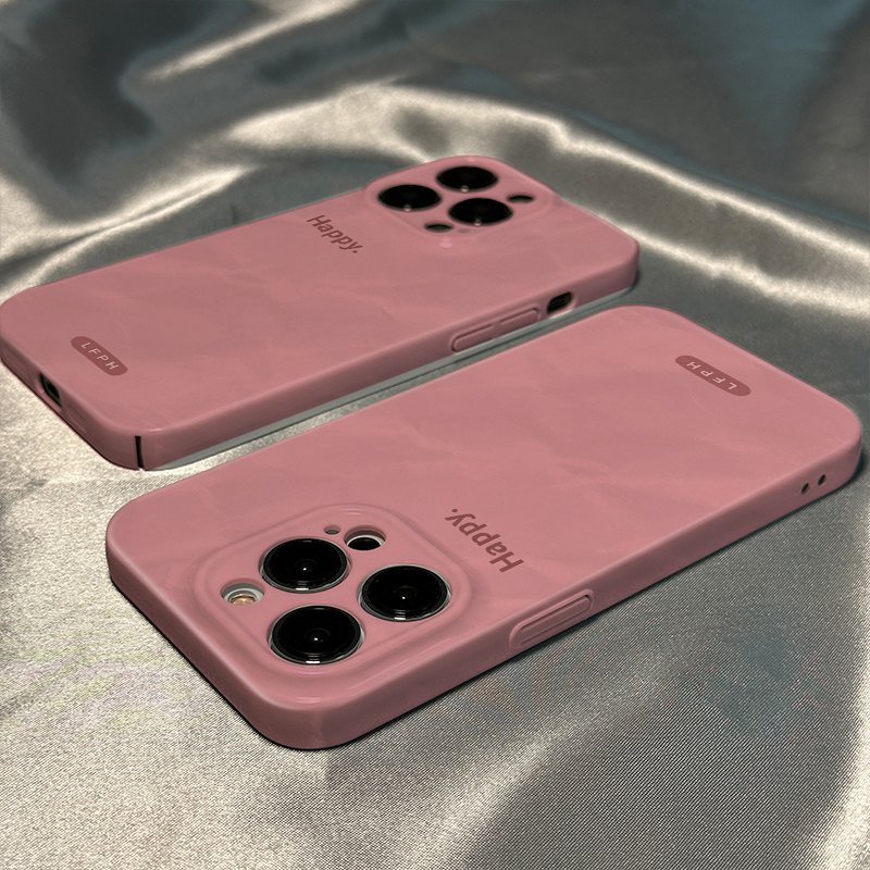 树莓粉快乐适用iphone14promax手机壳11苹果13/12防摔XR XS硬8p手