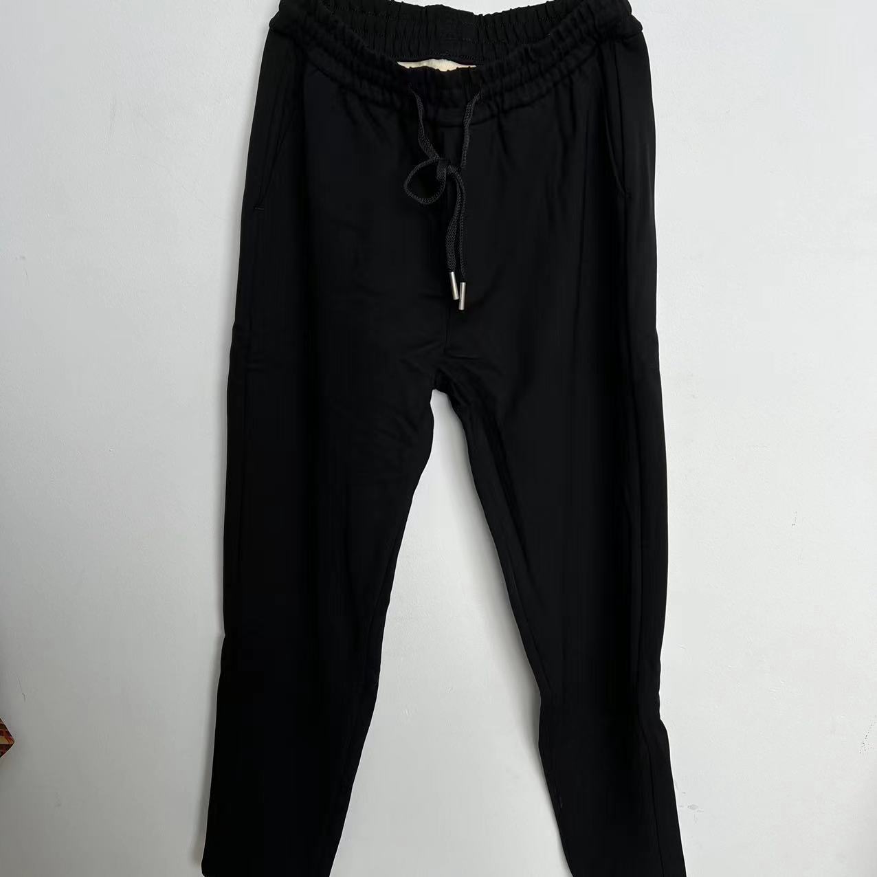 男士柞蚕丝拉绒有抽绳外穿休闲舒适修身冬季1202