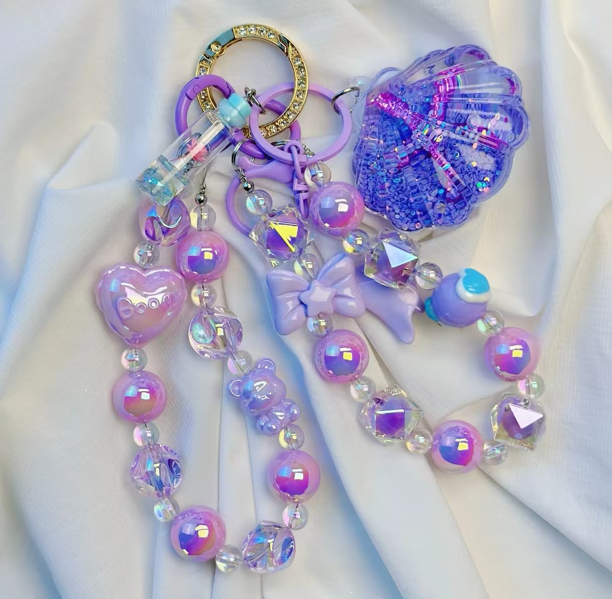 【直播现拆】高奢款潮流包挂钥匙扣手机链可爱治愈元旦礼物