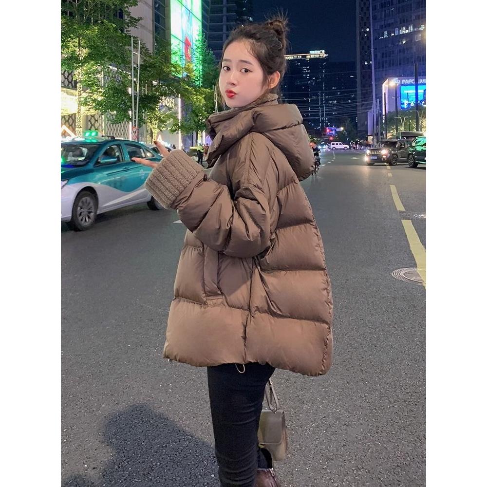 波司登短款羽绒服女2023冬时尚新款韩版休闲宽松百搭白鸭绒加厚保