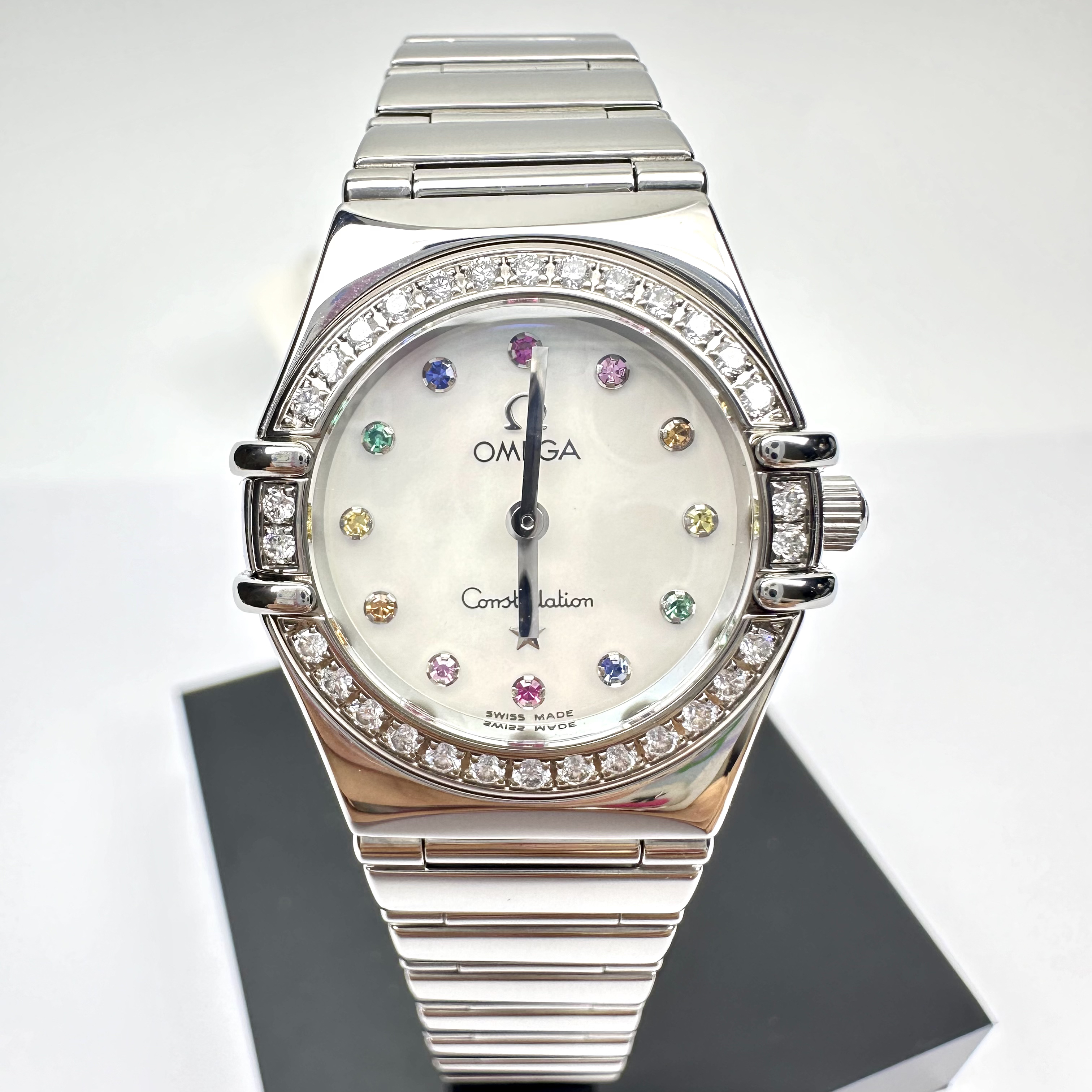 99新 Omega/欧米茄 欧米茄/星座/女表/石英/22.5mm/3056