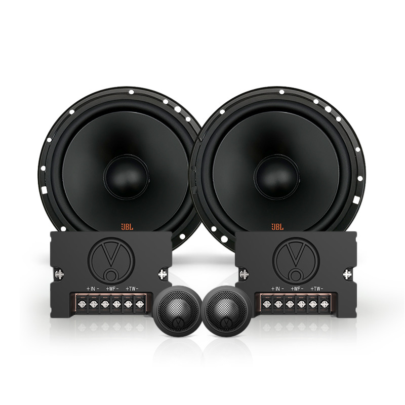 【坤哥精选】JBL汽车音响STAGE2系列604C两分频套装喇叭配分频器