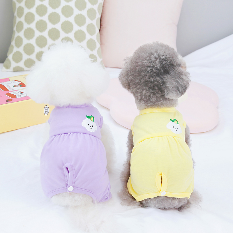 狗狗绝育服小型犬宠物春夏季护肚生理期衣服母狗断奶防舔服