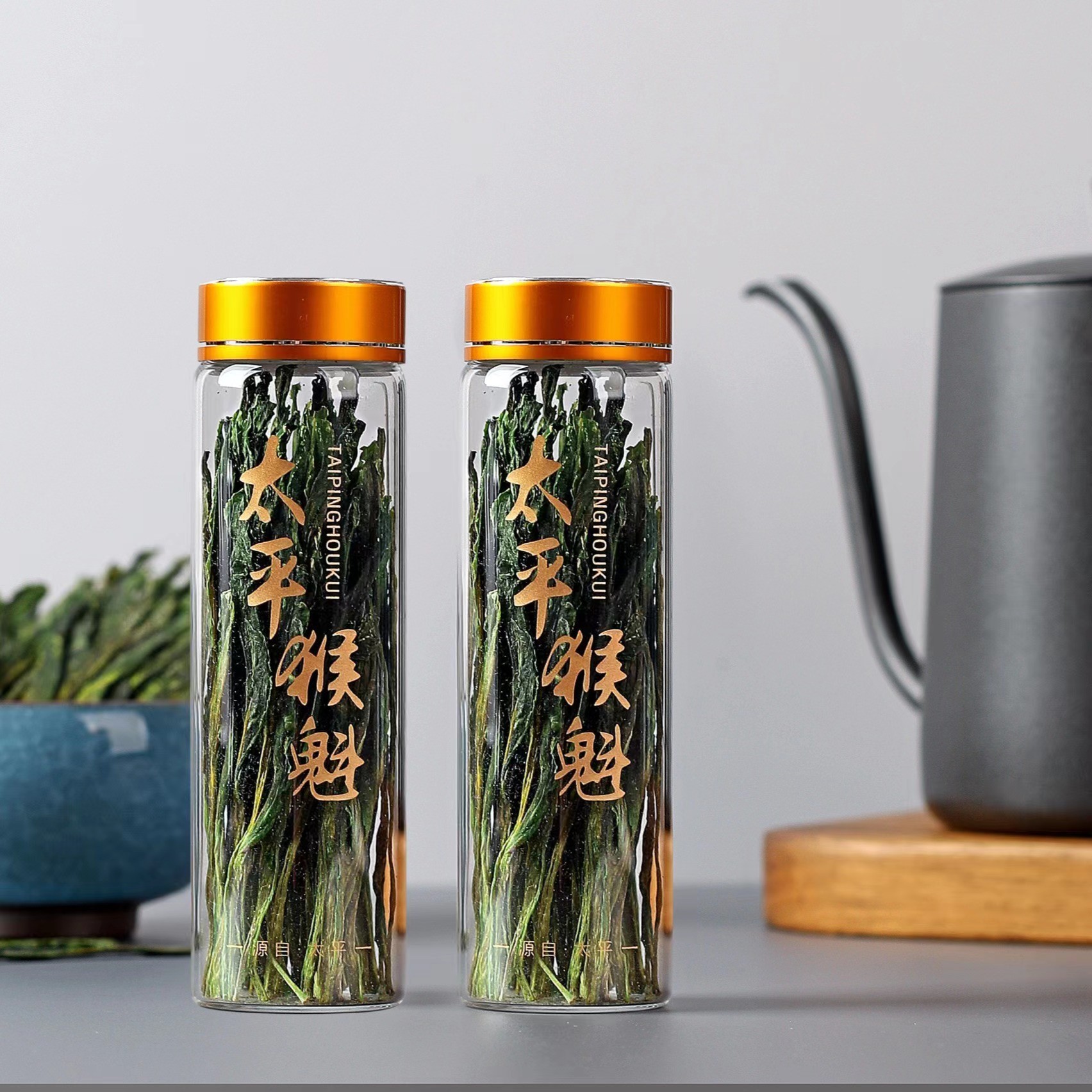 太平猴魁手工捏尖茶叶