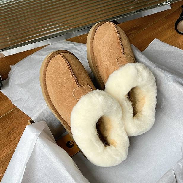 【皮毛一体】薄底塔次特雪地靴加绒加厚桑坡冬季塔茨特保暖棉鞋女