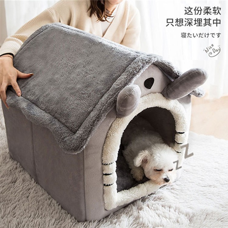 猫窝冬天专用保暖舒适猫房子卡通宠物别墅可拆洗狗窝成幼猫猫用品