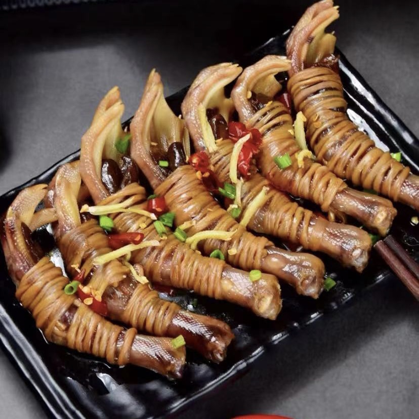 安徽特色美食宣城鸭脚包