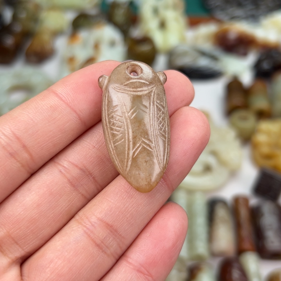 【闪购商品】和田玉（糖玉）颈饰未镶嵌独****3