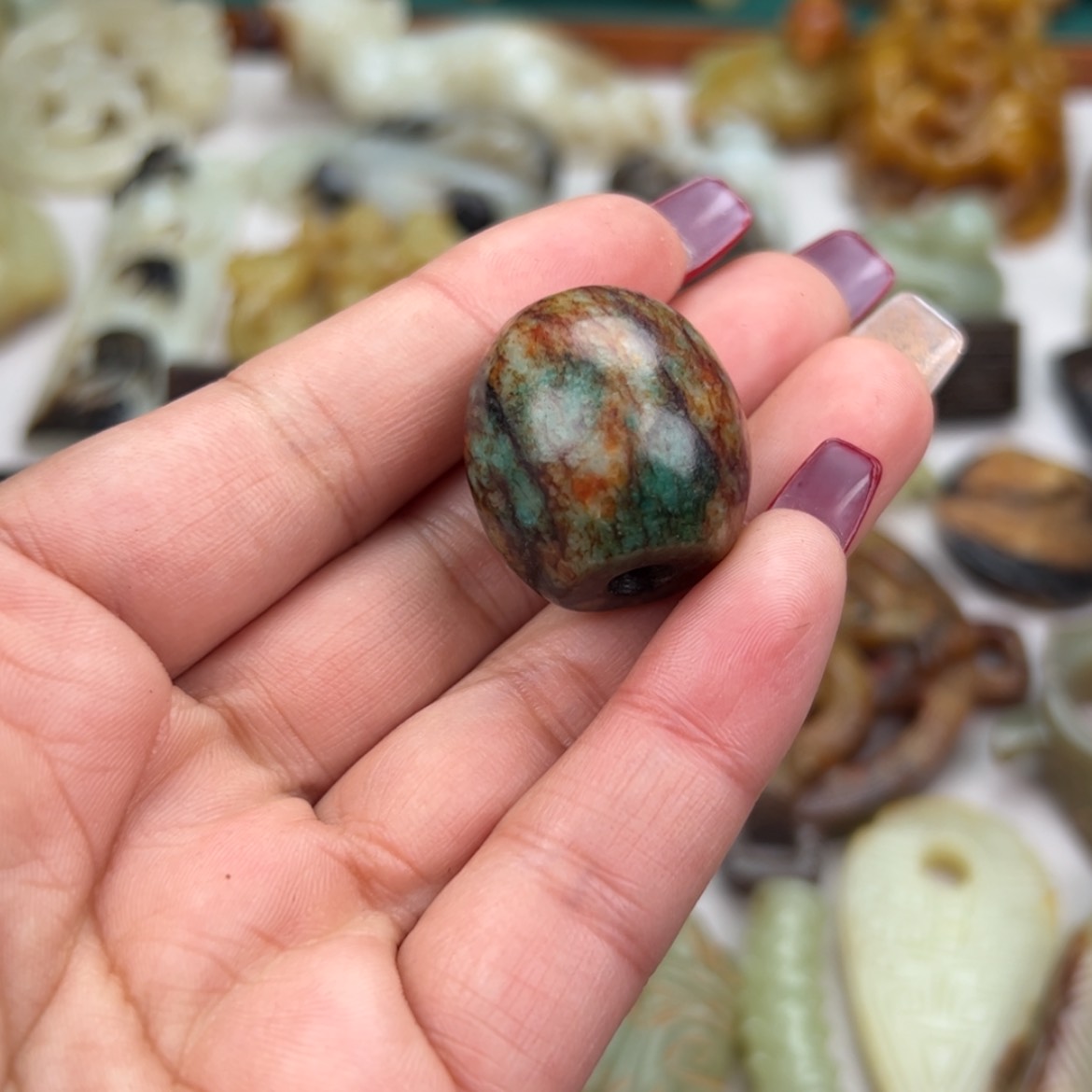 【闪购商品】和田玉（糖玉）颈饰未镶嵌浅*昀