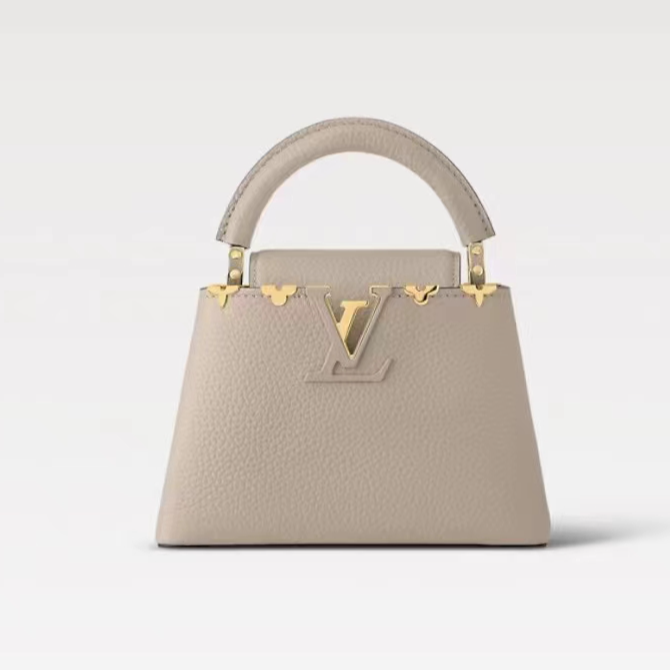 全新未使用  黑黑中古/LV capucine 迷你手袋 6698041
