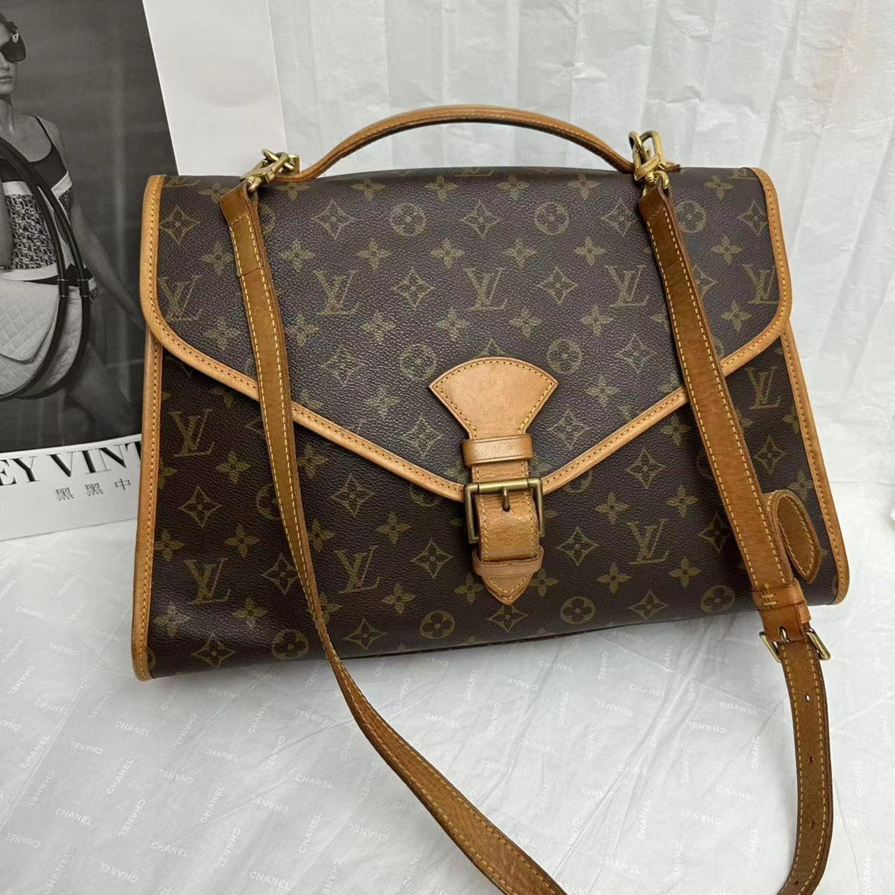 95新   LV  中古老花IVY邮差 2004783