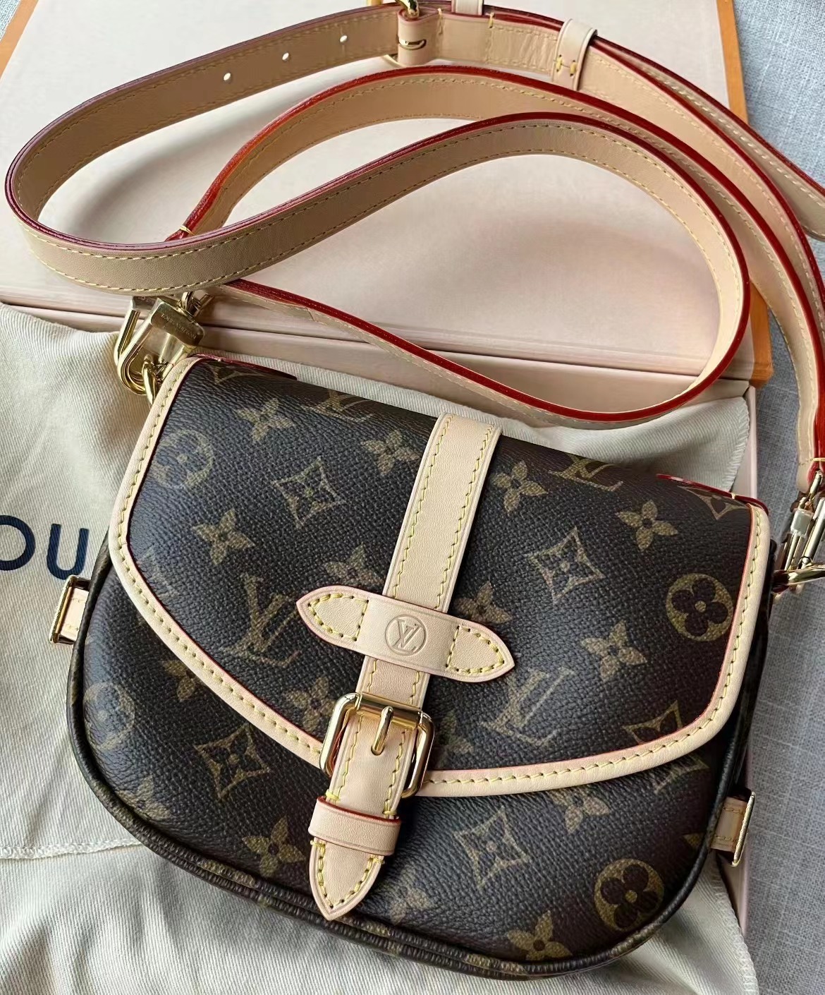 全新未使用  黑黑中古/lv 新款双子星包 19cm 8311318