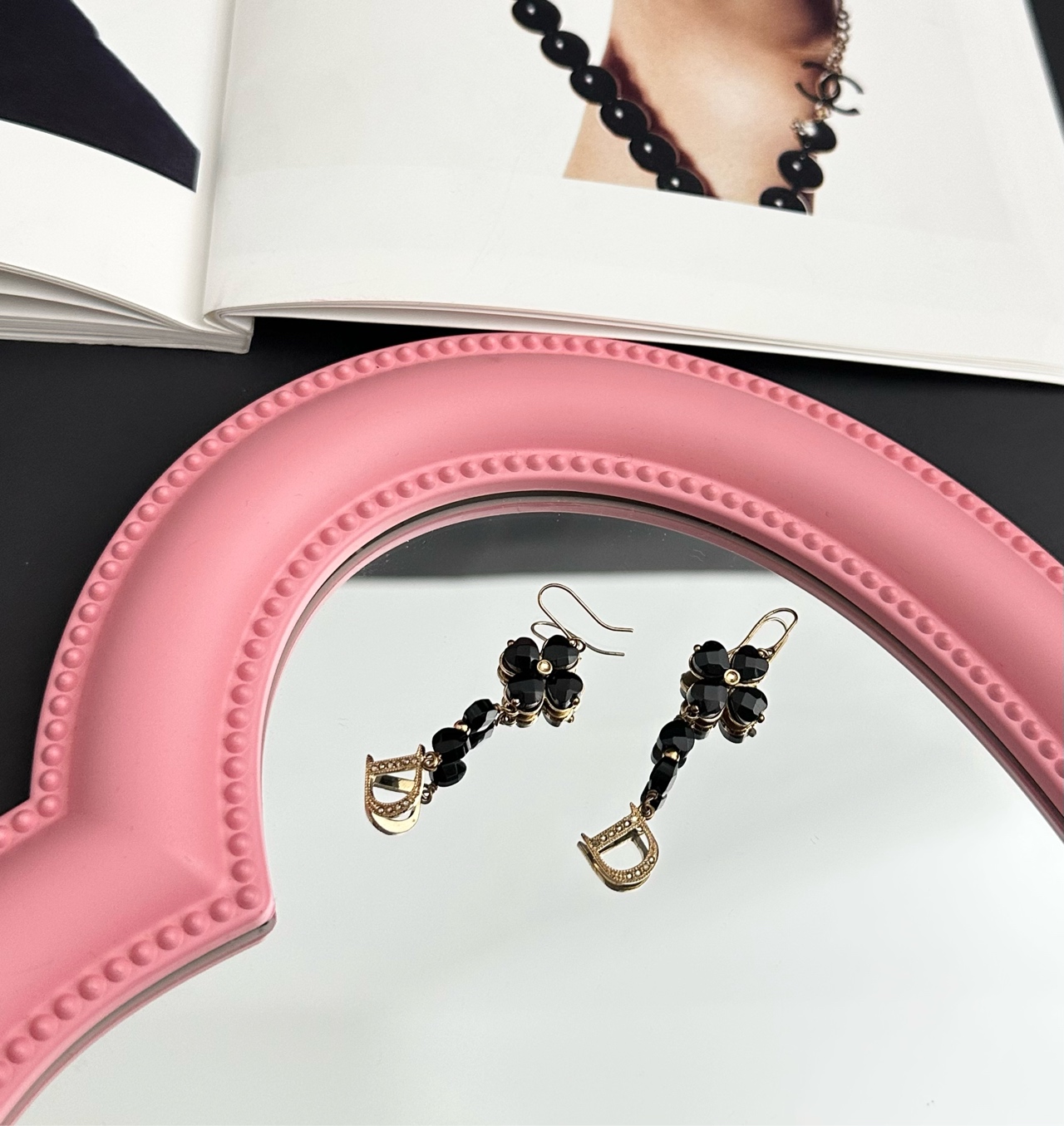 95新 DIOR/迪奥  四叶草耳钉 4621176