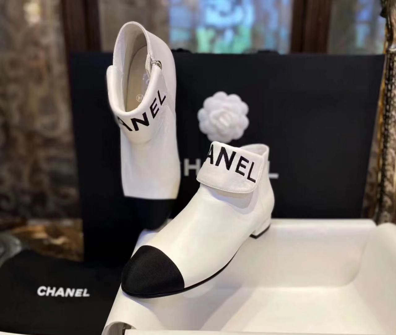 全新未使用 Chanel/香奈儿  靴子 37c码  4467615
