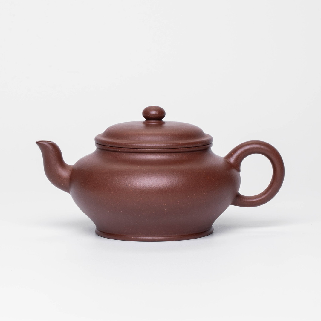 刘建平 景舟虚扁 底槽清 200cc 全手 紫砂壶