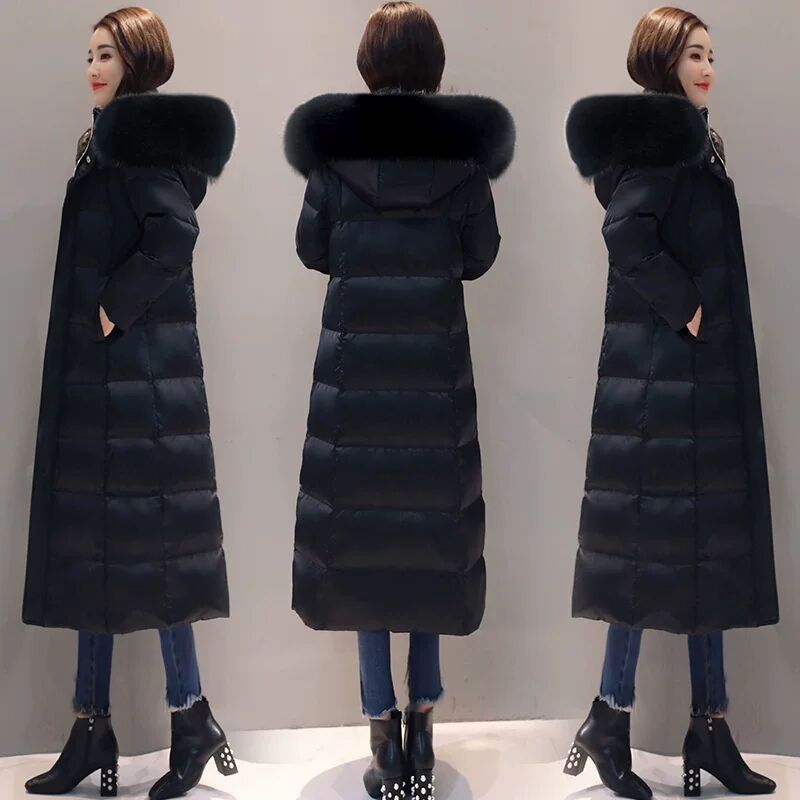 波司澄羽绒服新款爆款曲吻反季促销衣女士女款中长款大码加厚保暖