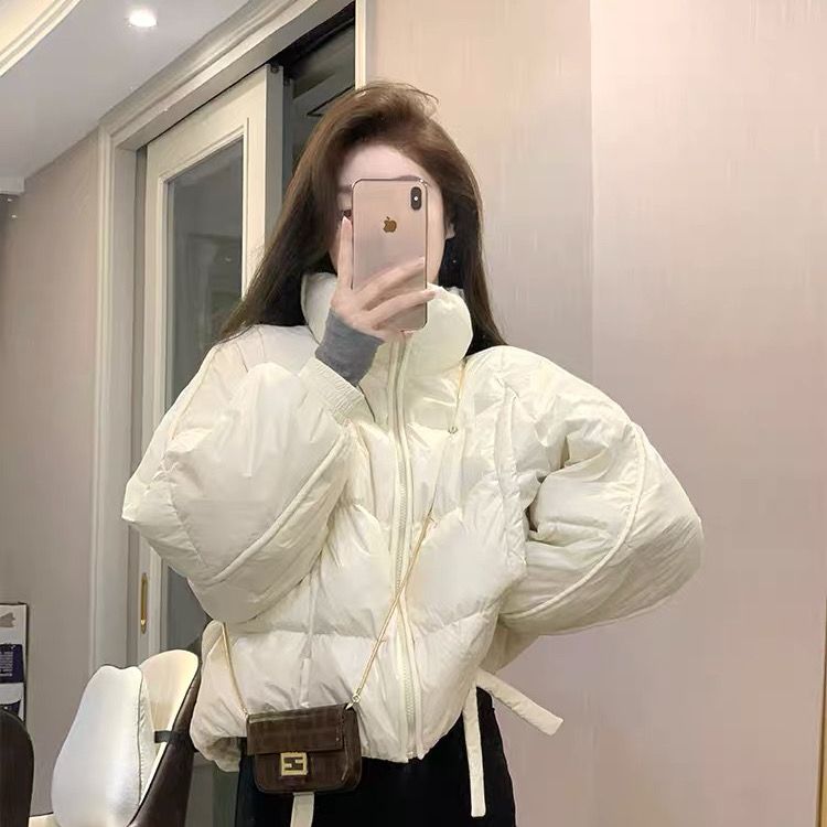 波司澄羽绒服新款爆款短款女士女款季韩版宽松气百搭港风减龄ins