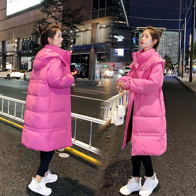 波司澄羽绒服新款爆款羽绒女士女款中长款季雪梨连帽甜美加厚百搭