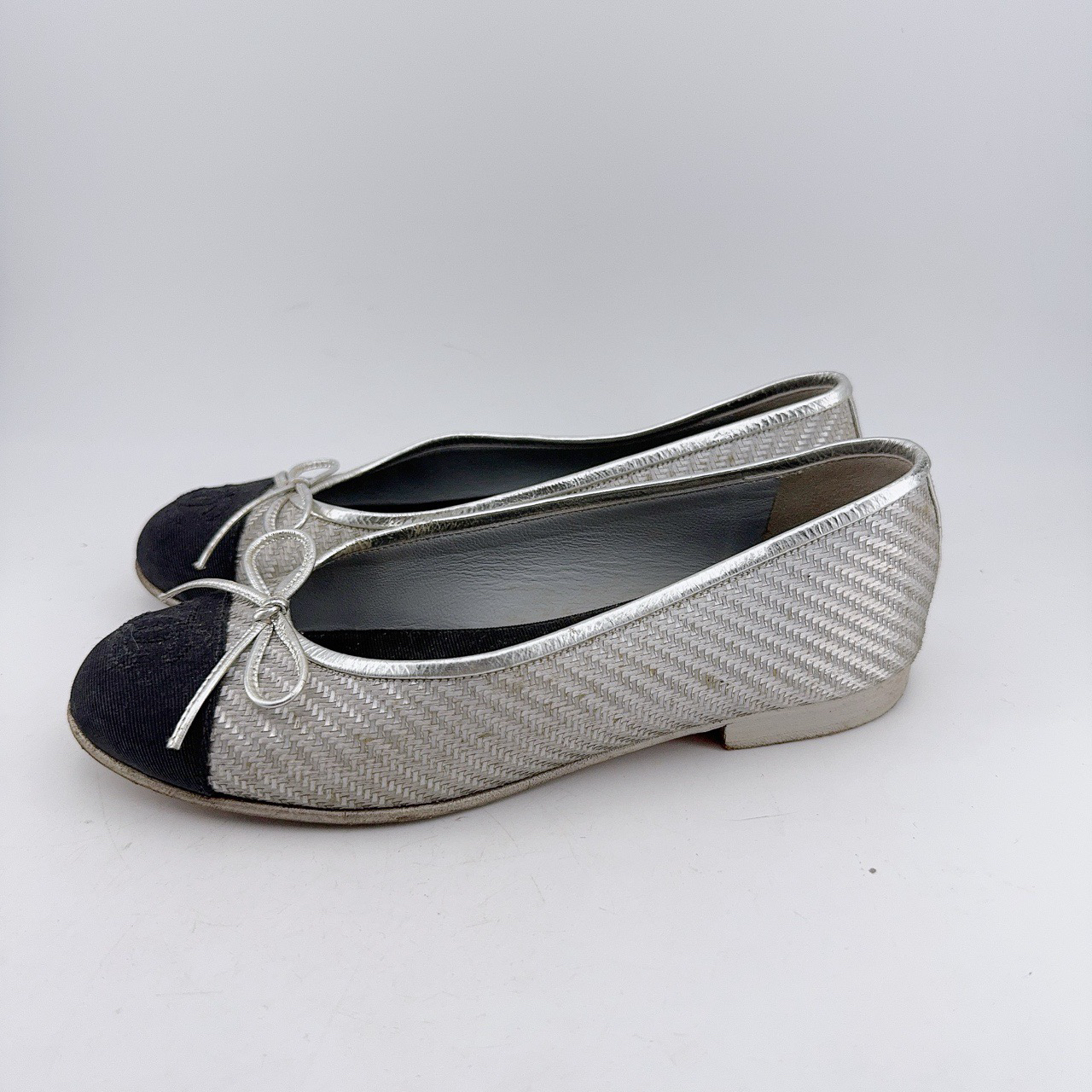 95新 Chanel/香奈儿 35.5码/98新/蝴蝶结双C平底鞋合集