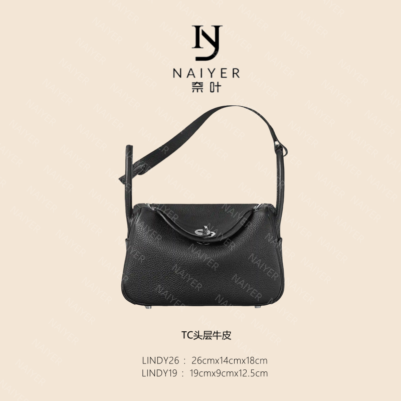 NAIYER【全手林迪】手工蜡线钢五金原创设计真皮女包