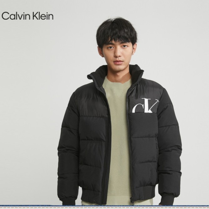 CK Jeans秋冬新款男士时尚休闲拼接夹棉外套ZM02480