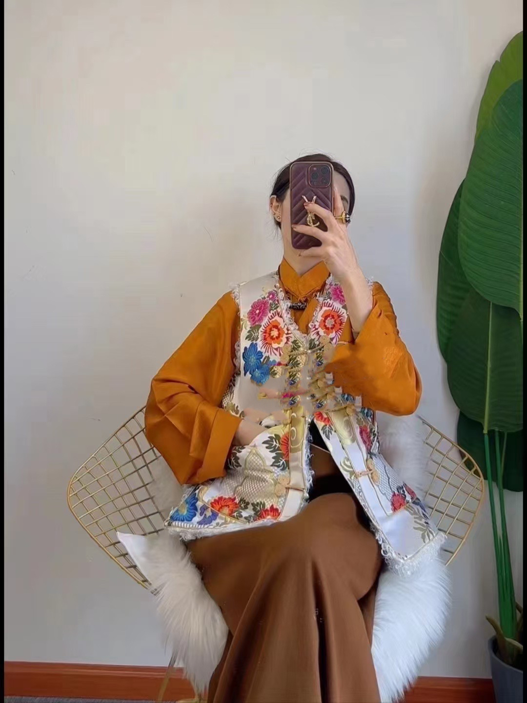 藏族新款加绒短马甲