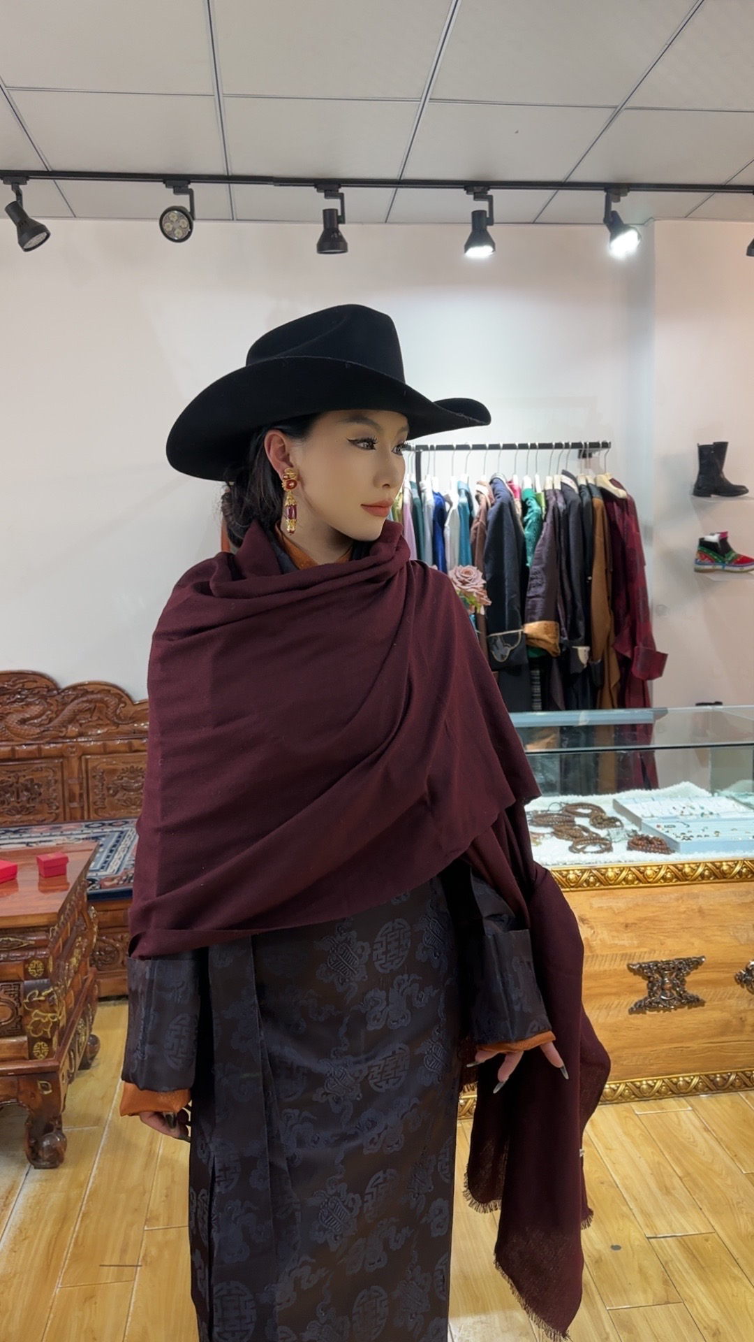 藏族新款披肩高级