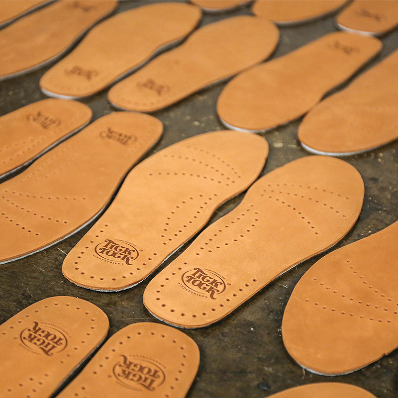 TickTock磨砂皮真皮鞋垫夏季防滑头层牛皮透气舒适吸汗可裁软底