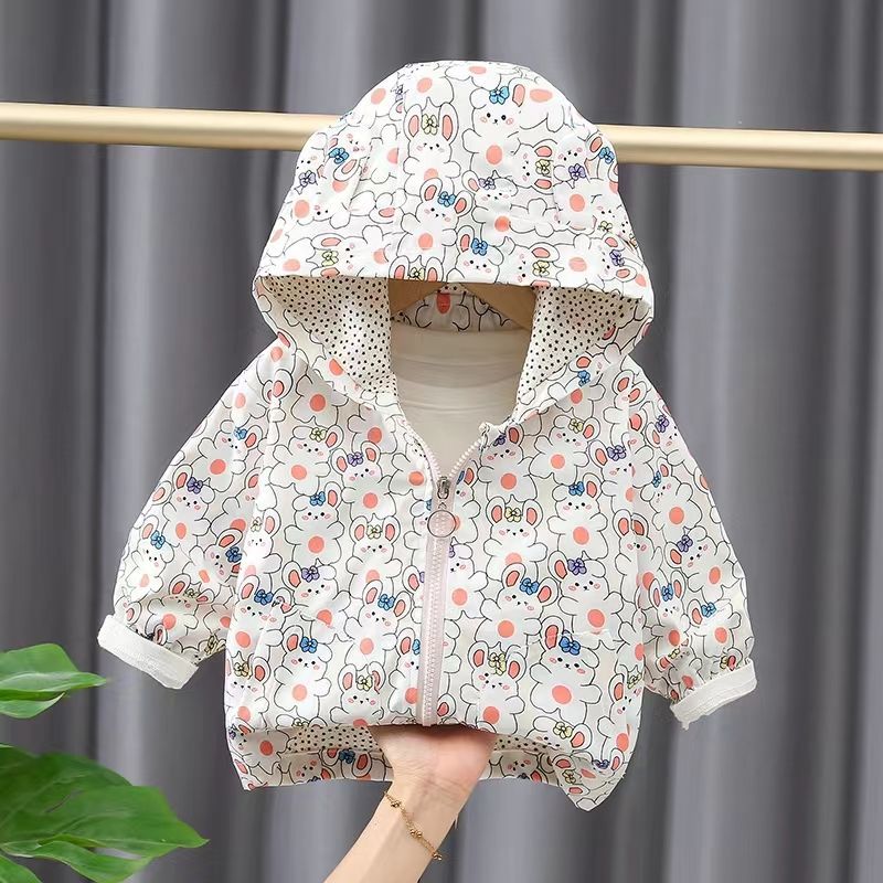 巴布朵女童外套春秋款洋气儿童秋季婴儿女宝宝上衣夹克童装2023新