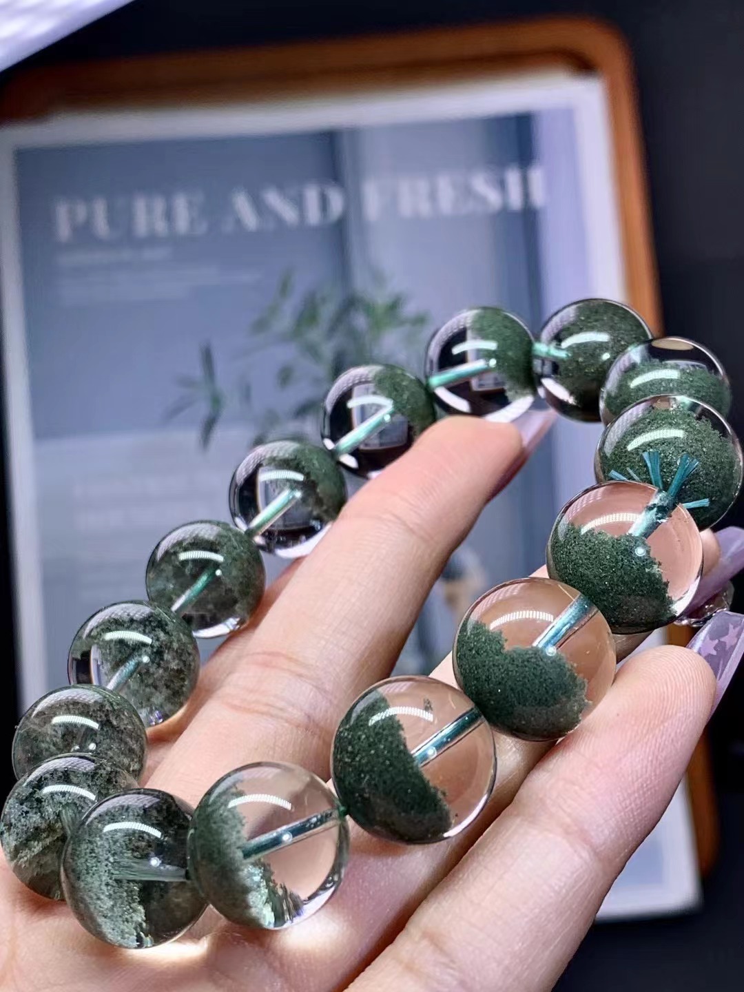 【一号链接】水晶彩宝DIY手串