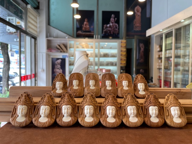 猛犸象牙➕老山檀香镶嵌度母牌（多样性，发其一）